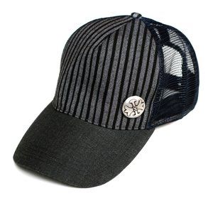 Unisex Vintage Fabric Baseball Cap - Metal Button